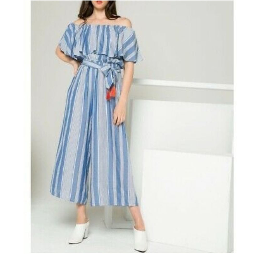 TMHL | Stripped Off The Shoulder Jumpsuit